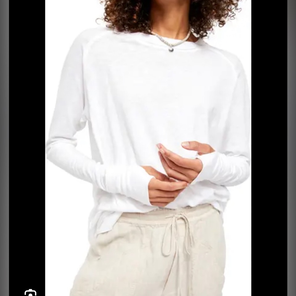 Free people Arden long sleeve tee
